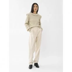 See By Chloé Ruffled Jumper - Cloudy Cream Beige